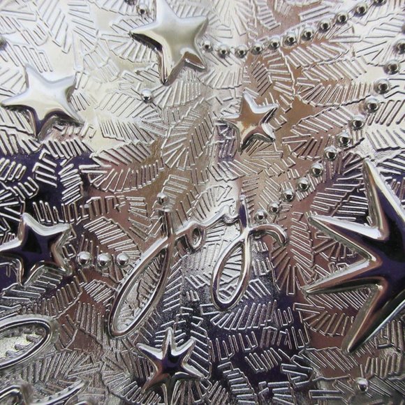 International Silver Co Christmas Tree Shape Candy Trinket Dish 8.5" x 6.5" New! - Picture 6 of 7